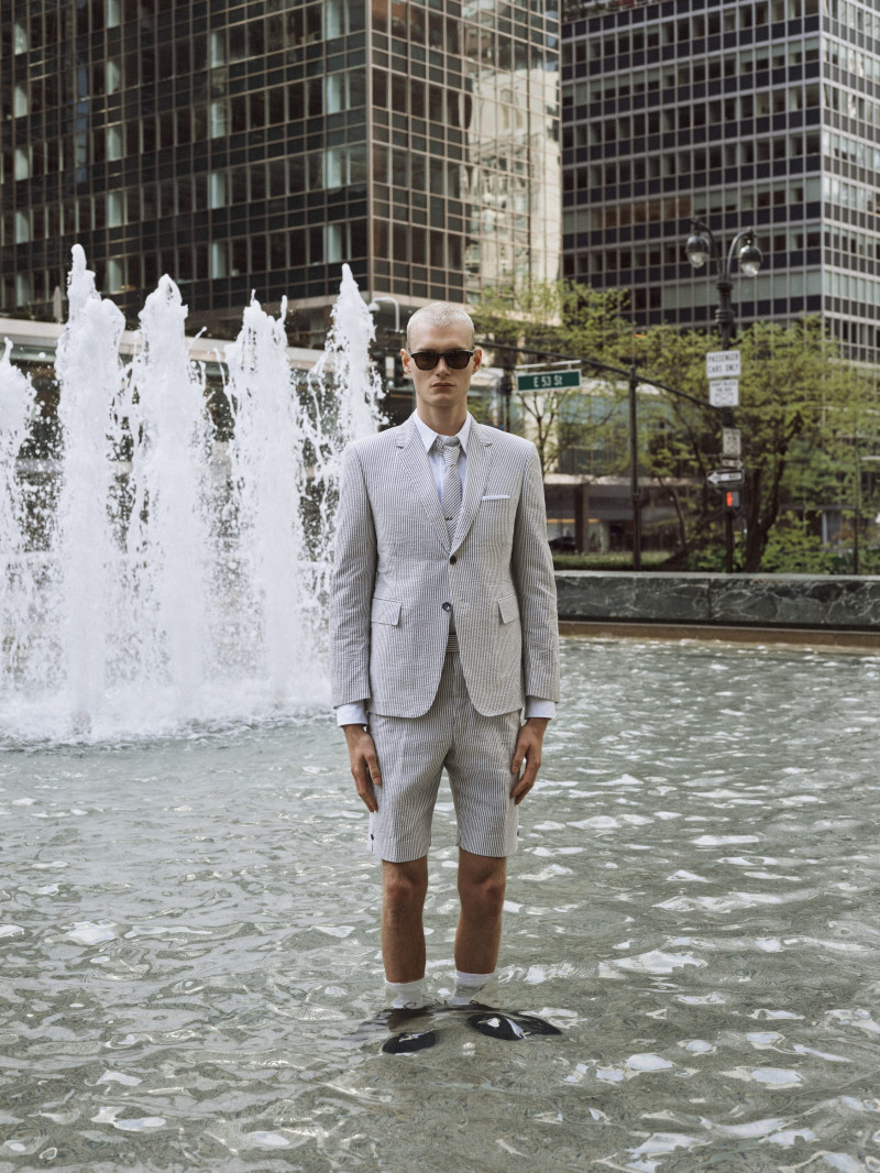 Thom Browne Eyewear 2024 Campaign advertisement for Summer 2024