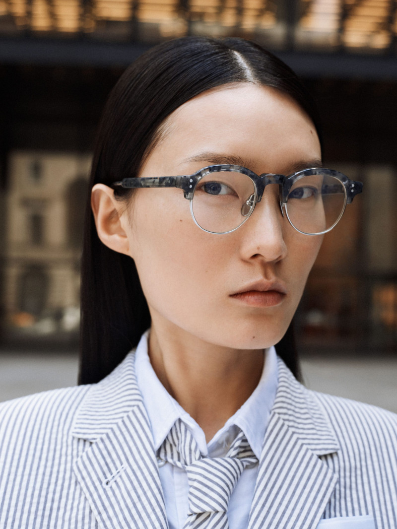 Thom Browne Eyewear 2024 Campaign advertisement for Summer 2024