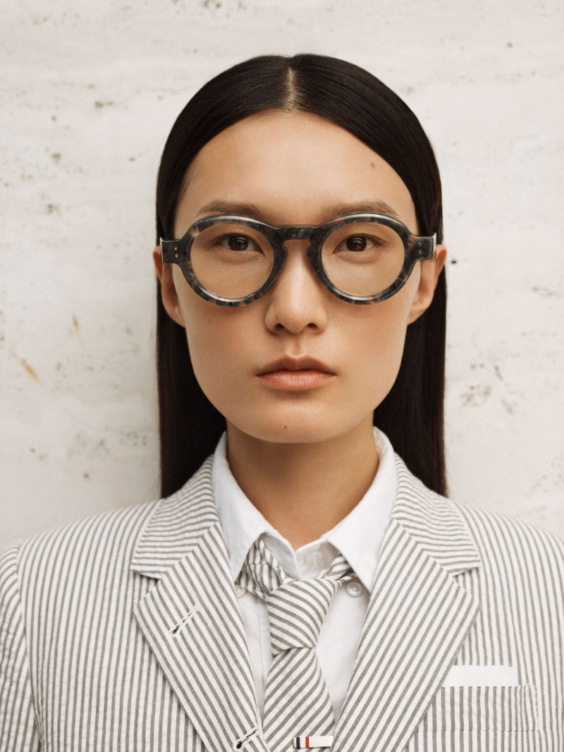 Thom Browne Eyewear 2024 Campaign advertisement for Summer 2024