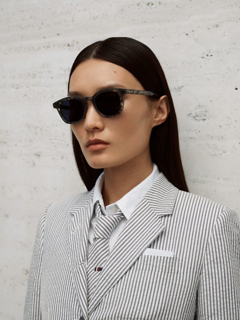 Thom Browne Eyewear 2024 Campaign advertisement for Summer 2024