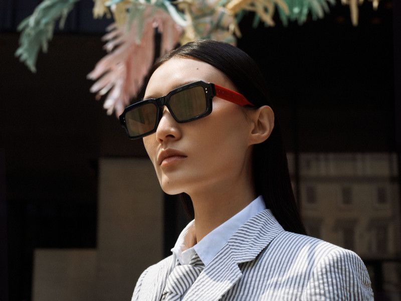 Thom Browne Eyewear 2024 Campaign advertisement for Summer 2024