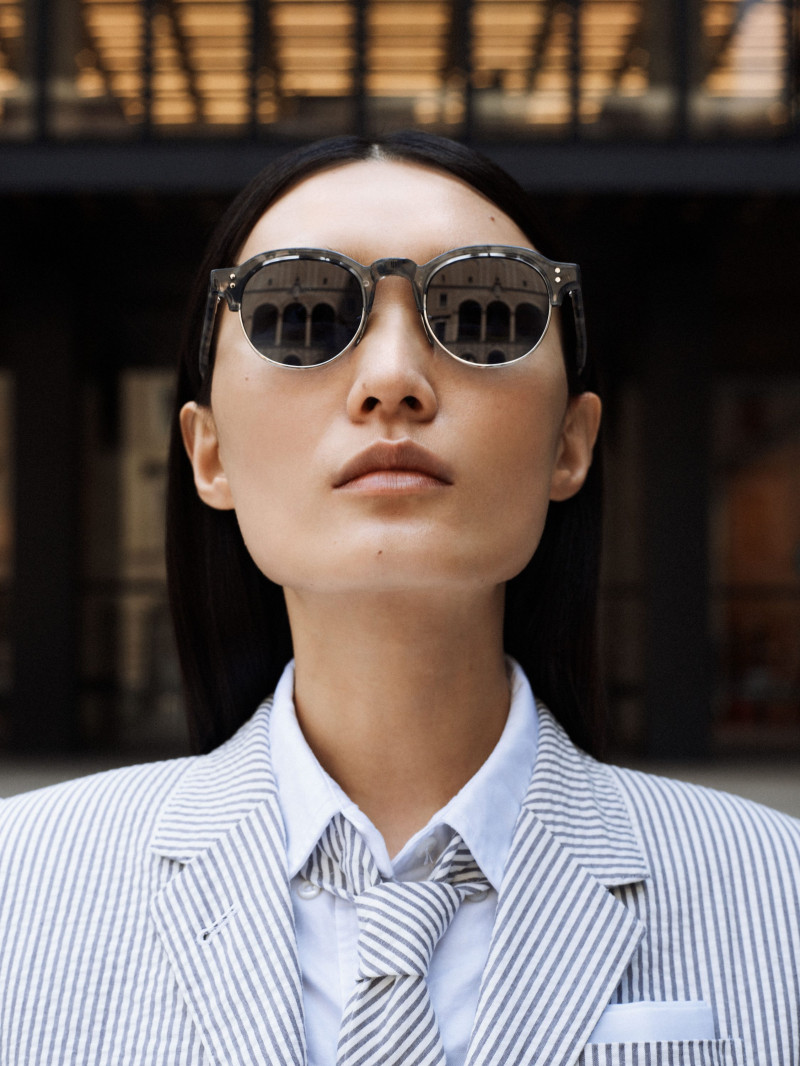 Thom Browne Eyewear 2024 Campaign advertisement for Summer 2024