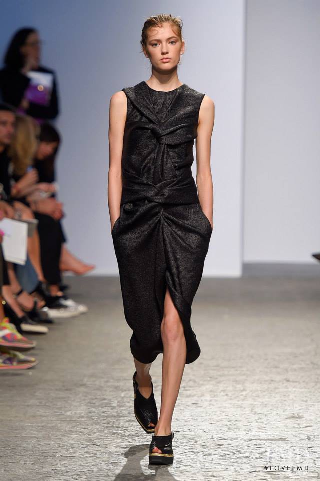 Emmy Rappe featured in  the Sportmax fashion show for Spring/Summer 2015