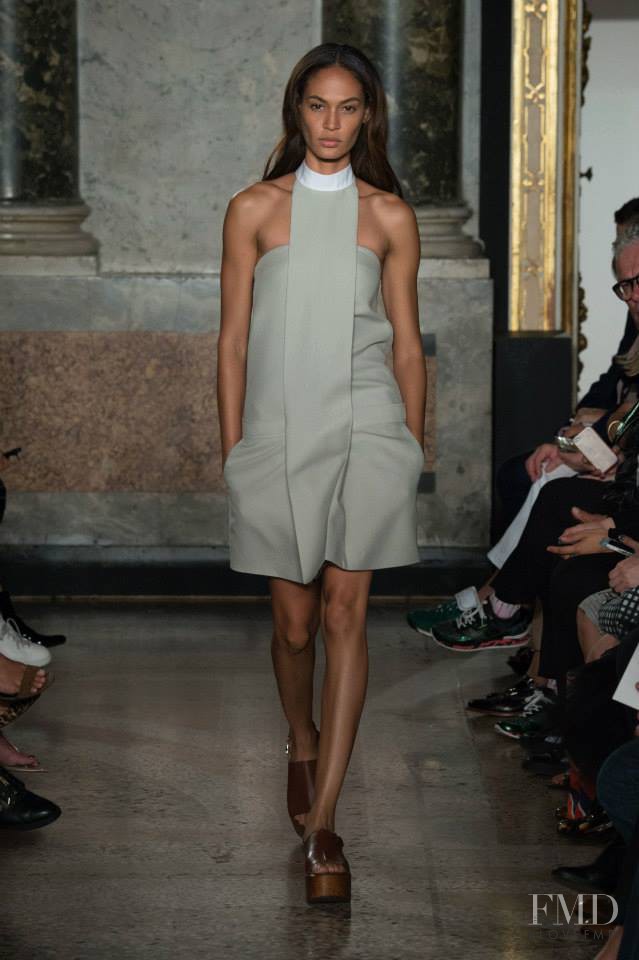 Joan Smalls featured in  the Ports 1961 fashion show for Spring/Summer 2015