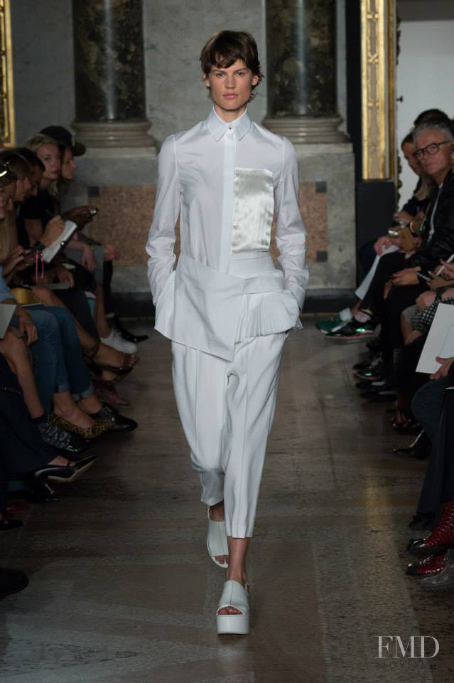 Saskia de Brauw featured in  the Ports 1961 fashion show for Spring/Summer 2015