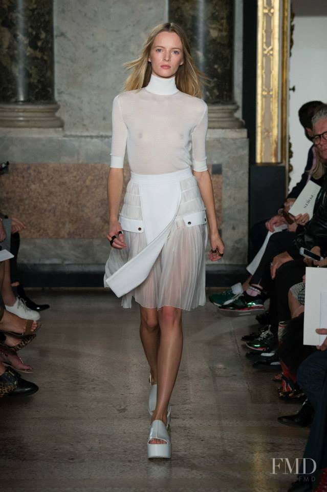 Daria Strokous featured in  the Ports 1961 fashion show for Spring/Summer 2015