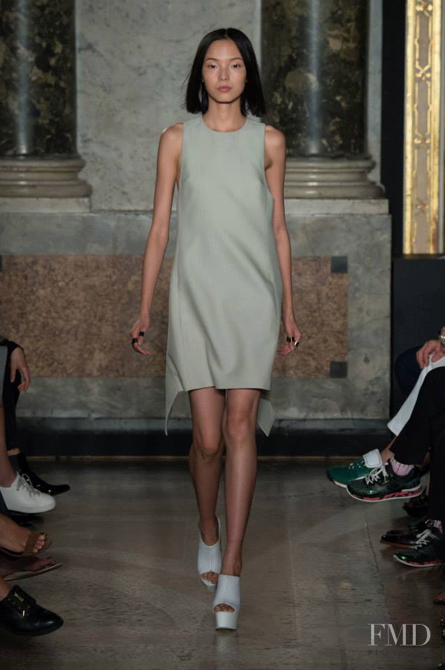 Xiao Wen Ju featured in  the Ports 1961 fashion show for Spring/Summer 2015