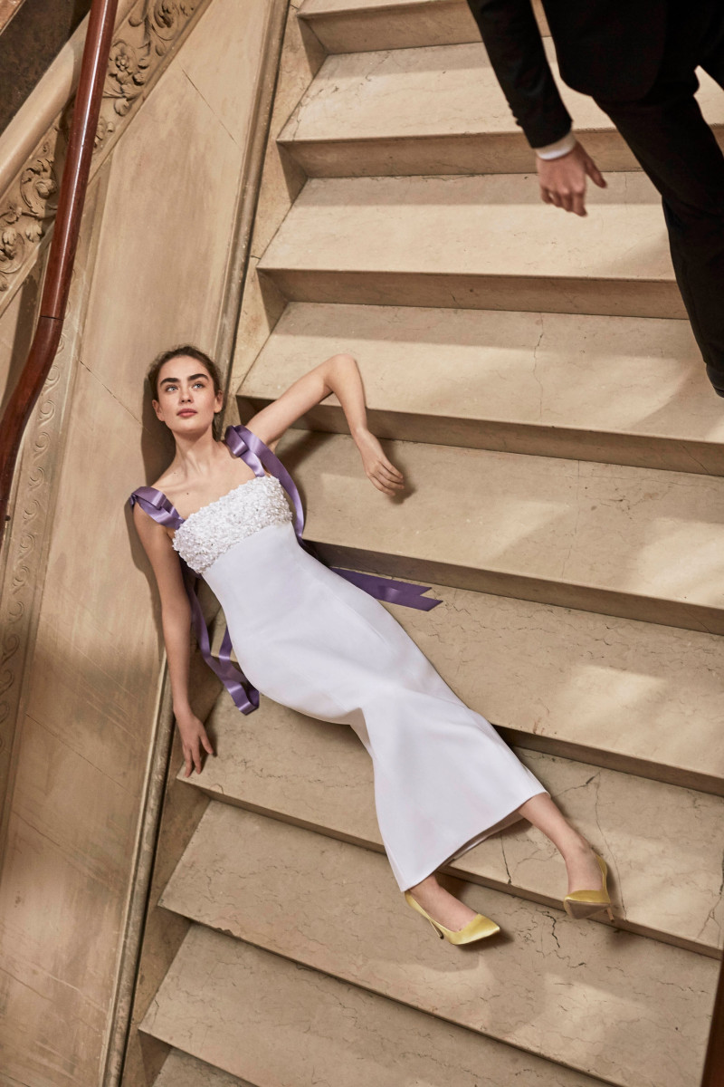 Alisha Nesvat featured in  the Carolina Herrera Bridal lookbook for Spring/Summer 2019