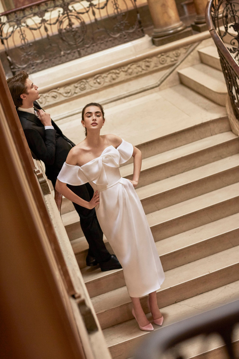 Alisha Nesvat featured in  the Carolina Herrera Bridal lookbook for Spring/Summer 2019