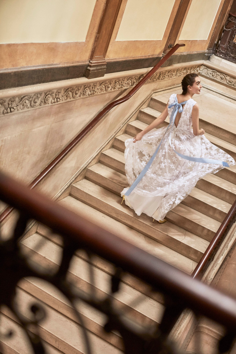 Alisha Nesvat featured in  the Carolina Herrera Bridal lookbook for Spring/Summer 2019