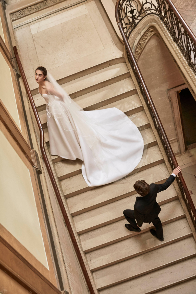 Alisha Nesvat featured in  the Carolina Herrera Bridal lookbook for Spring/Summer 2019