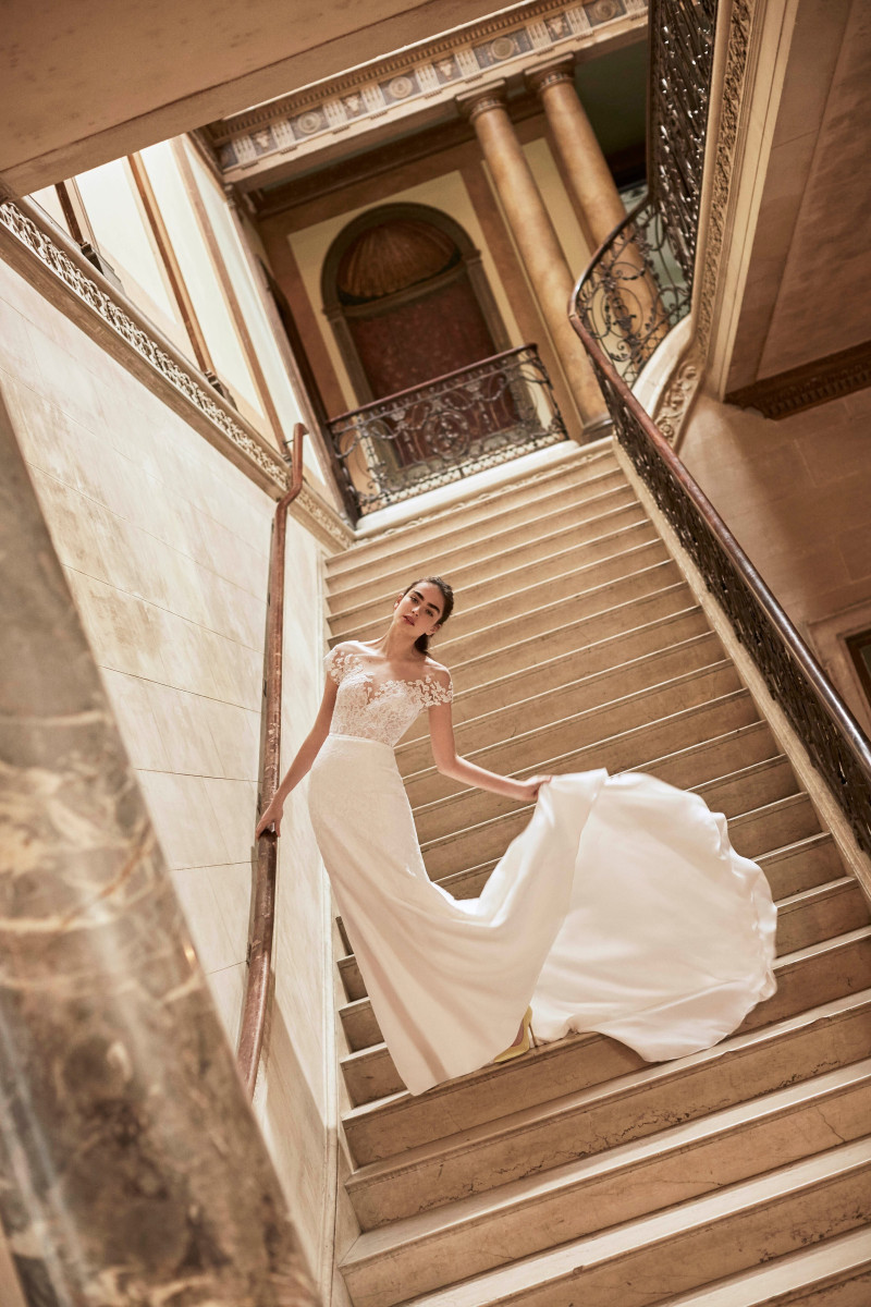 Alisha Nesvat featured in  the Carolina Herrera Bridal lookbook for Spring/Summer 2019