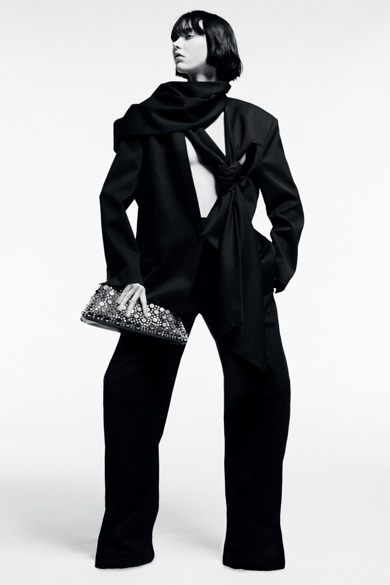 Sofia Steinberg featured in  the The Attico lookbook for Autumn/Winter 2023