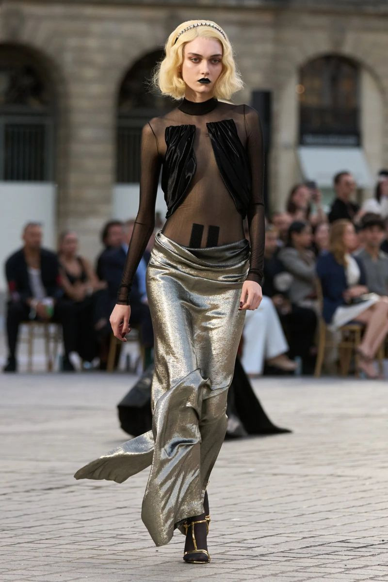 Sofia Steinberg featured in  the Vogue Collection fashion show for Spring/Summer 2025