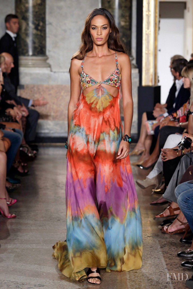 Joan Smalls featured in  the Pucci fashion show for Spring/Summer 2015