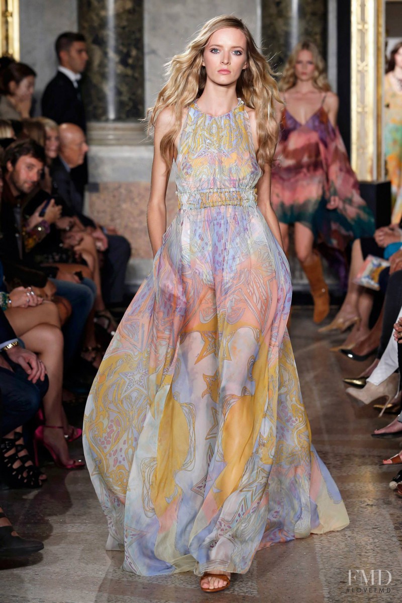 Daria Strokous featured in  the Pucci fashion show for Spring/Summer 2015