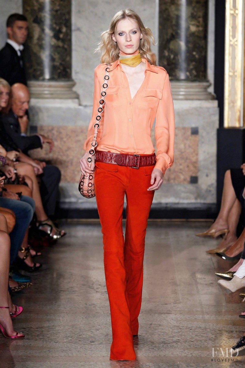 Julia Nobis featured in  the Pucci fashion show for Spring/Summer 2015