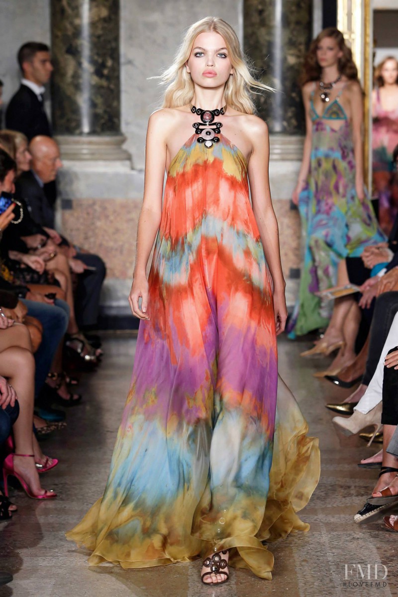 Daphne Groeneveld featured in  the Pucci fashion show for Spring/Summer 2015