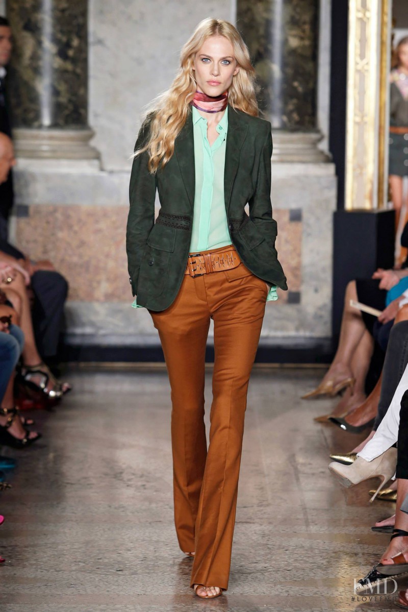 Aymeline Valade featured in  the Pucci fashion show for Spring/Summer 2015