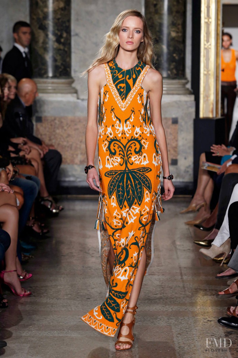 Daria Strokous featured in  the Pucci fashion show for Spring/Summer 2015