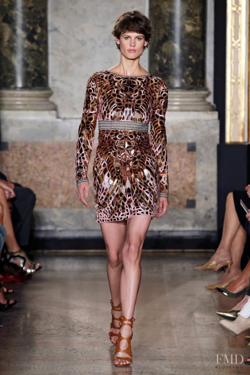 Saskia de Brauw featured in  the Pucci fashion show for Spring/Summer 2015