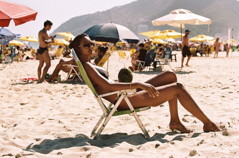 Lais Ribeiro featured in  the Bamba Swim Born In Brazil lookbook for Spring/Summer 2022