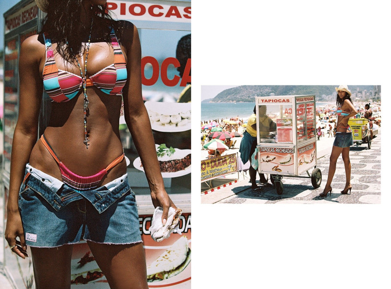 Lais Ribeiro featured in  the Bamba Swim Born In Brazil lookbook for Spring/Summer 2022
