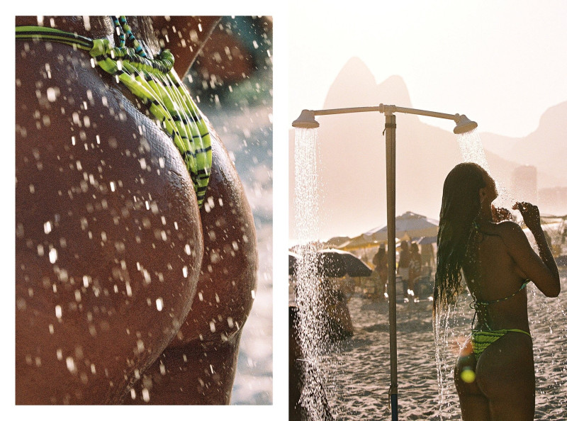 Lais Ribeiro featured in  the Bamba Swim Born In Brazil lookbook for Spring/Summer 2022