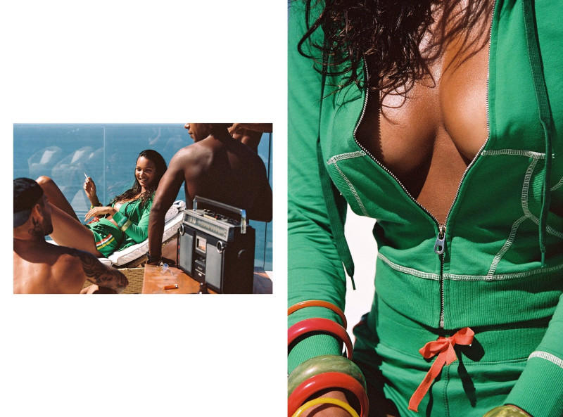 Lais Ribeiro featured in  the Bamba Swim Born In Brazil lookbook for Spring/Summer 2022