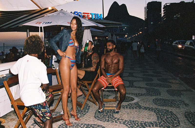 Lais Ribeiro featured in  the Bamba Swim Born In Brazil lookbook for Spring/Summer 2022