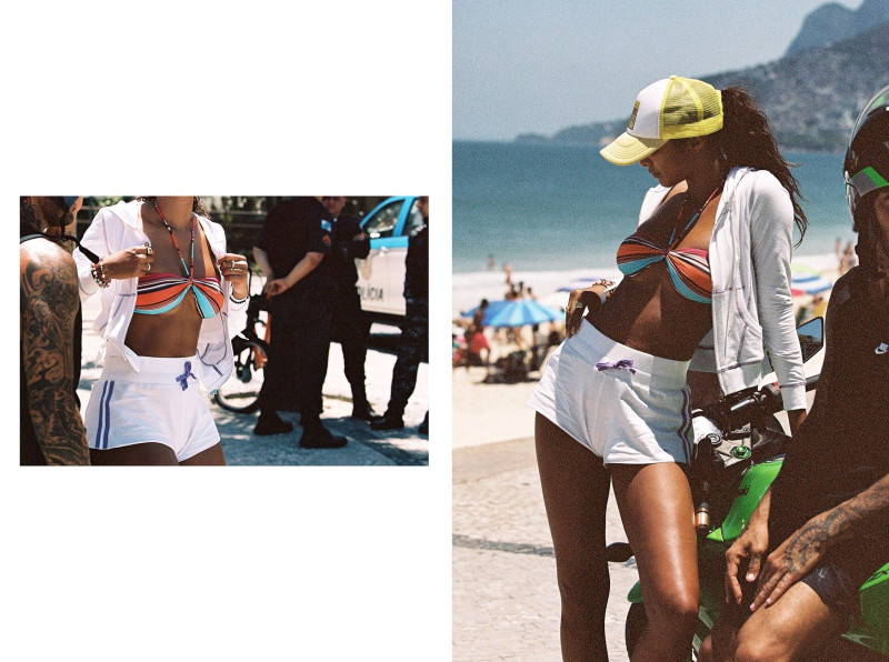 Lais Ribeiro featured in  the Bamba Swim Born In Brazil lookbook for Spring/Summer 2022