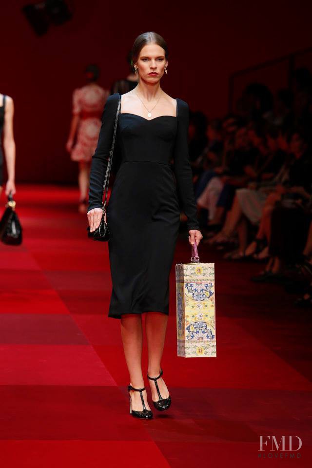 Katharina Hessen featured in  the Dolce & Gabbana fashion show for Spring/Summer 2015