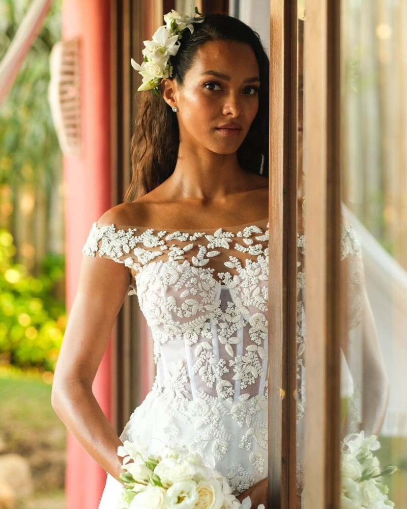 Lais Ribeiro featured in  the Galia Lahav lookbook for Summer 2022