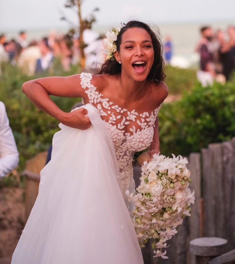 Lais Ribeiro featured in  the Galia Lahav lookbook for Summer 2022