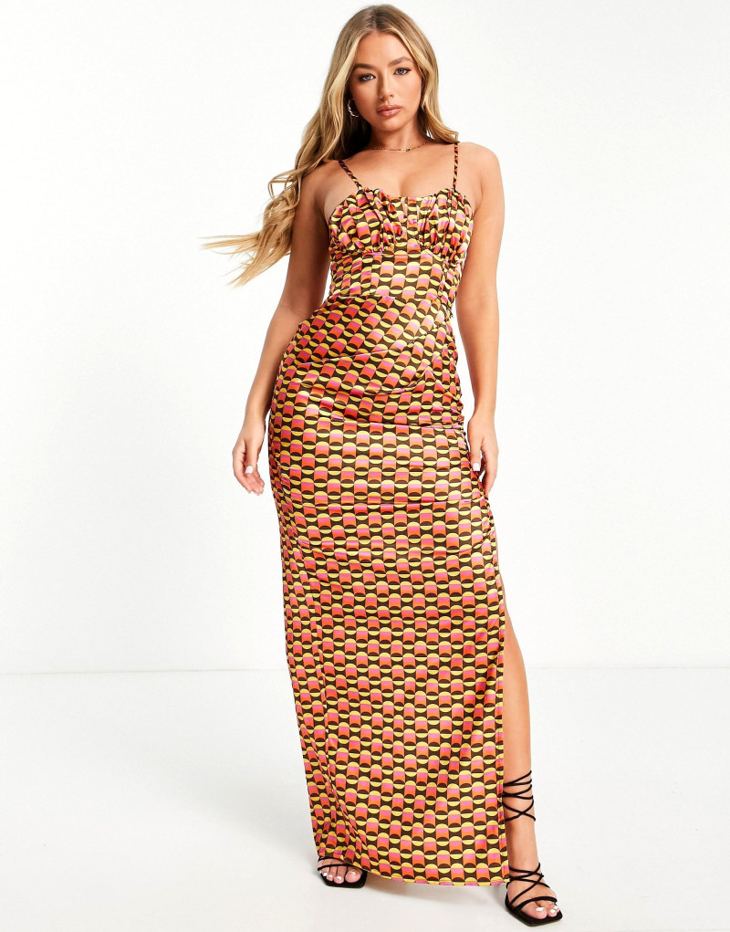 Amber Jepson featured in  the ASOS catalogue for Spring/Summer 2022