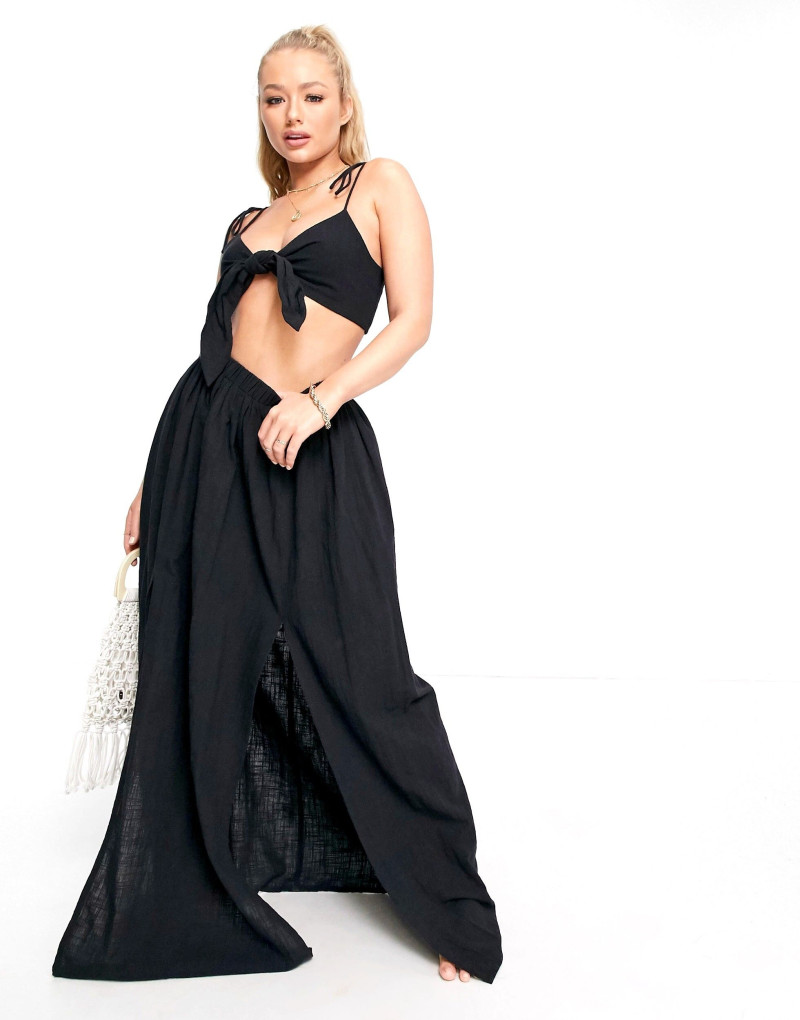Amber Jepson featured in  the ASOS catalogue for Spring/Summer 2022