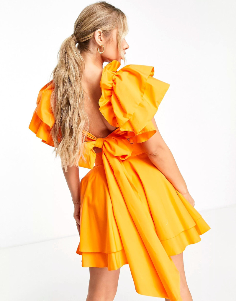 Amber Jepson featured in  the ASOS catalogue for Spring/Summer 2022