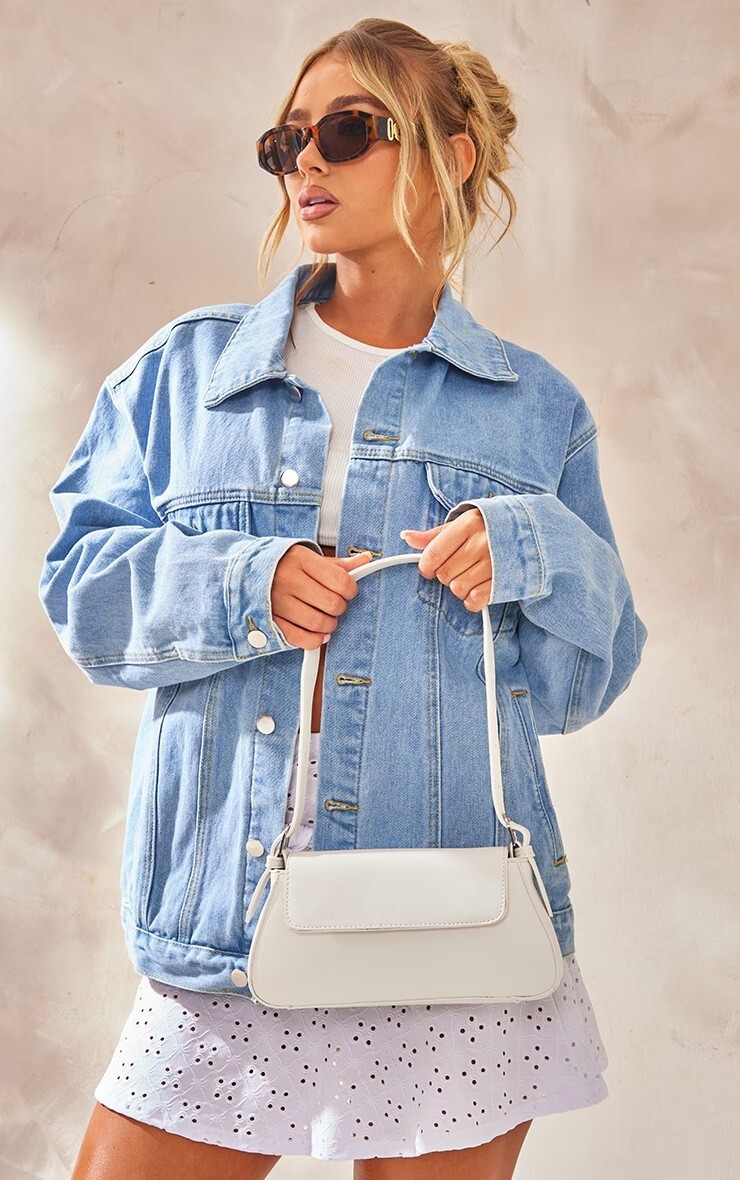 Amber Jepson featured in  the PrettyLittleThing catalogue for Spring/Summer 2023