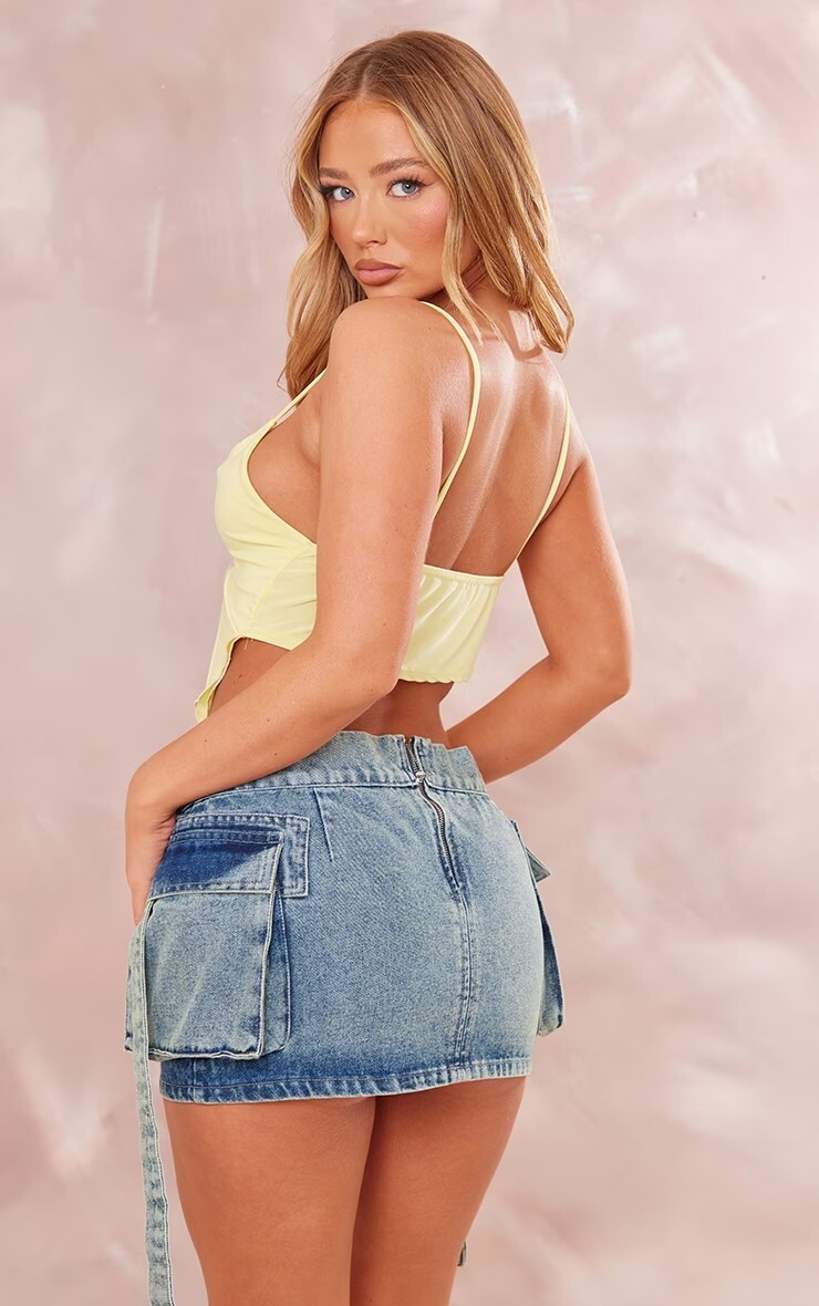 Amber Jepson featured in  the PrettyLittleThing catalogue for Spring/Summer 2023