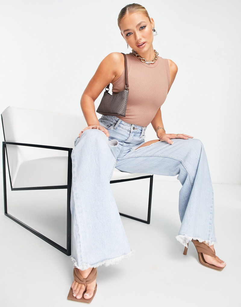 Amber Jepson featured in  the ASOS catalogue for Spring/Summer 2023