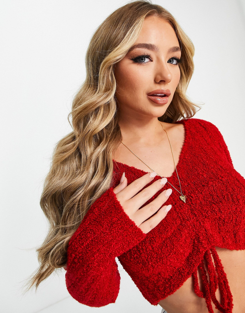 Amber Jepson featured in  the ASOS catalogue for Spring/Summer 2023