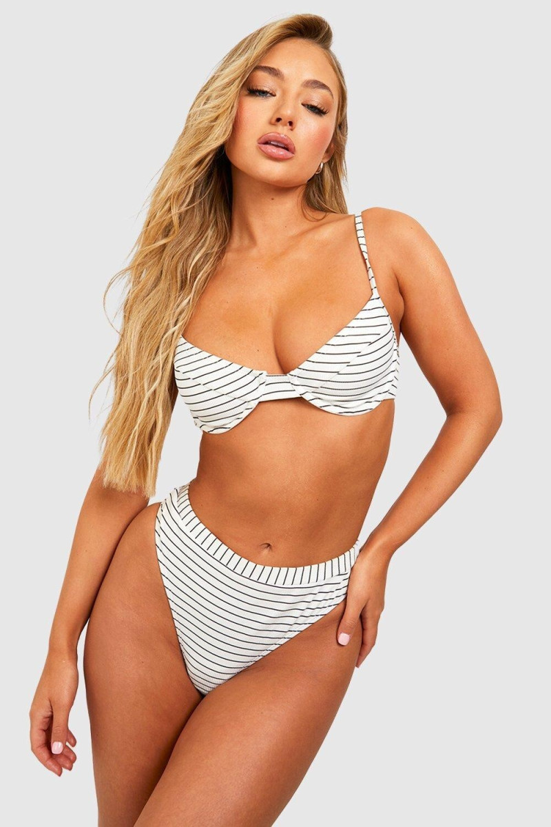 Amber Jepson featured in  the Boohoo catalogue for Spring/Summer 2023