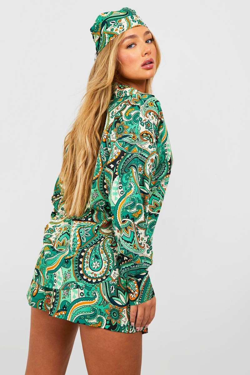 Amber Jepson featured in  the Boohoo catalogue for Spring/Summer 2023