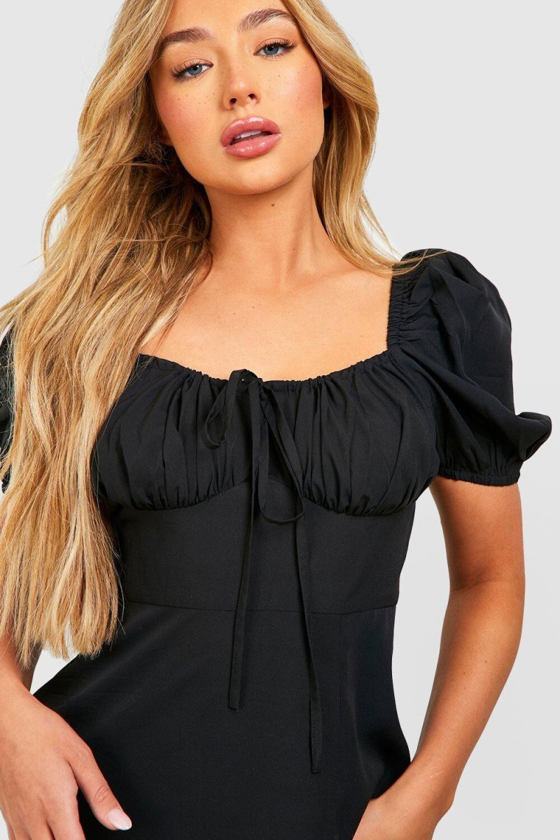 Amber Jepson featured in  the Boohoo catalogue for Spring/Summer 2023