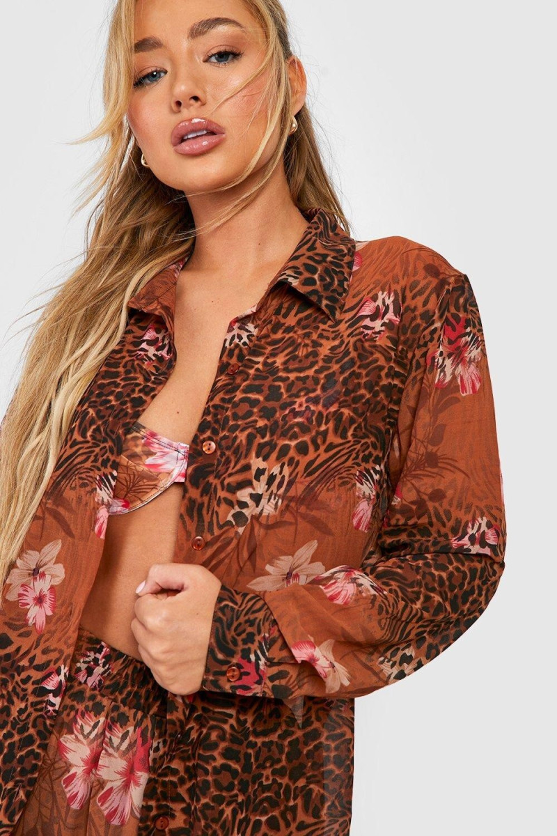 Amber Jepson featured in  the Boohoo catalogue for Spring/Summer 2023