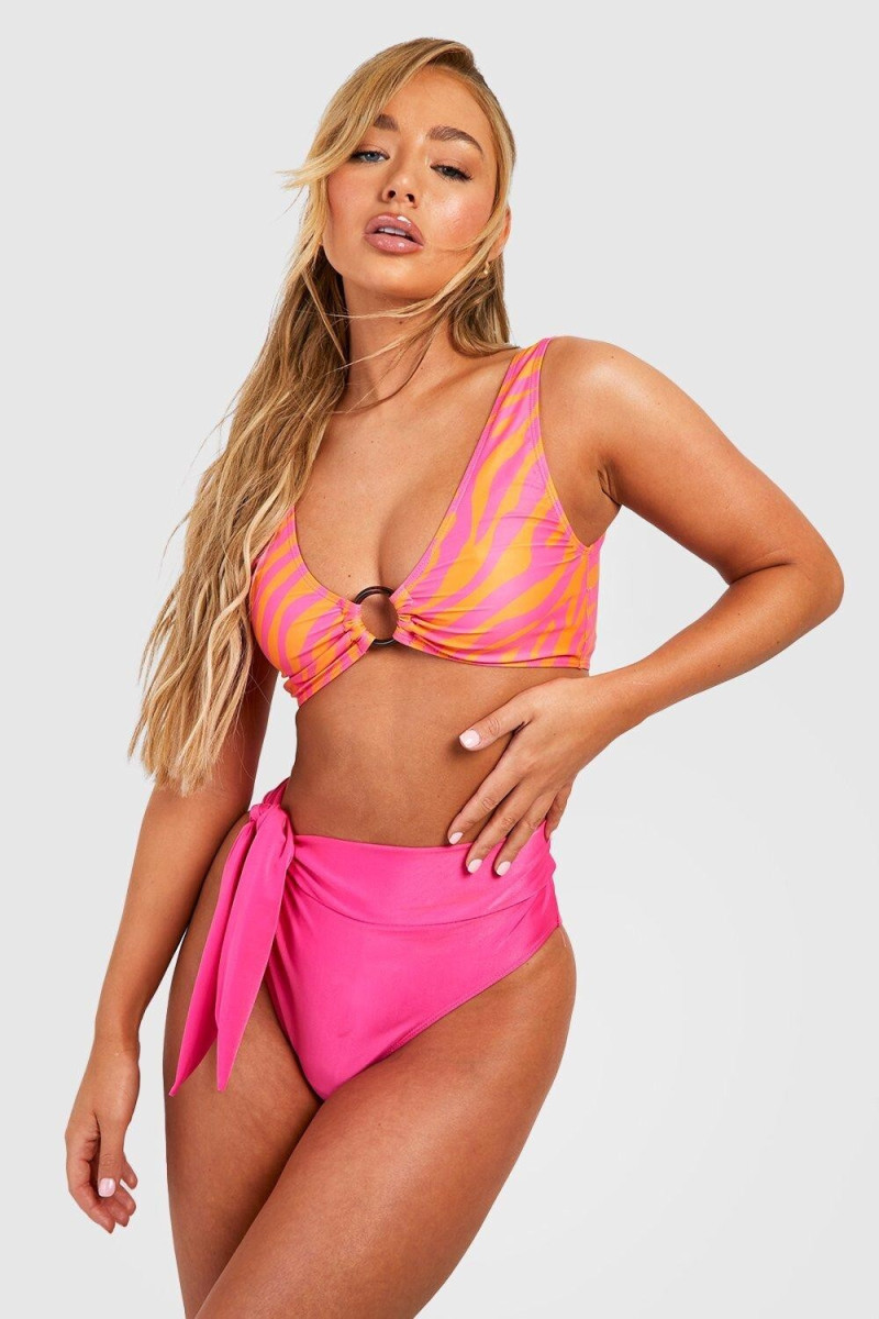 Amber Jepson featured in  the Boohoo catalogue for Spring/Summer 2023