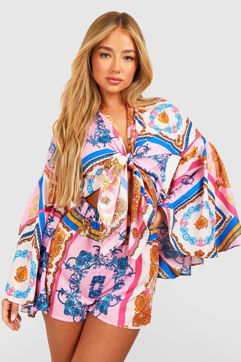 Amber Jepson featured in  the Boohoo catalogue for Spring/Summer 2023