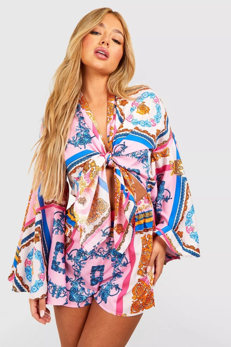 Amber Jepson featured in  the Boohoo catalogue for Spring/Summer 2023