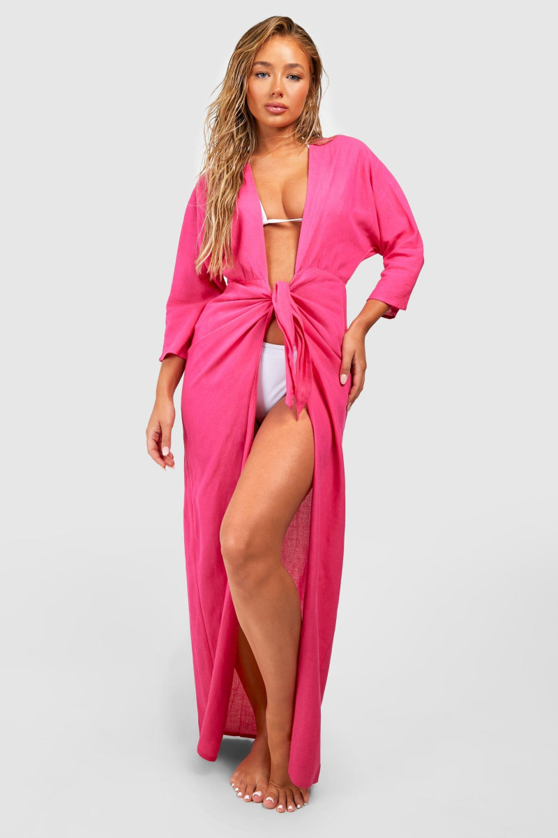 Amber Jepson featured in  the Boohoo catalogue for Spring/Summer 2023