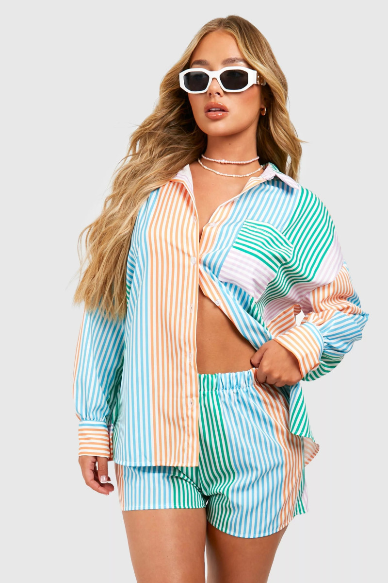 Amber Jepson featured in  the Boohoo catalogue for Spring/Summer 2023